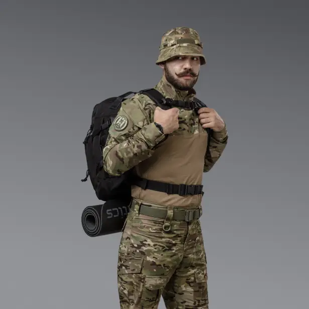 4 - Тактический рюкзак Scout на 40л. Cordura 1000D Черный