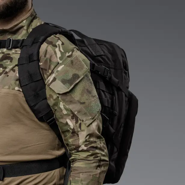 7 - Тактический рюкзак Scout на 40л. Cordura 1000D Черный