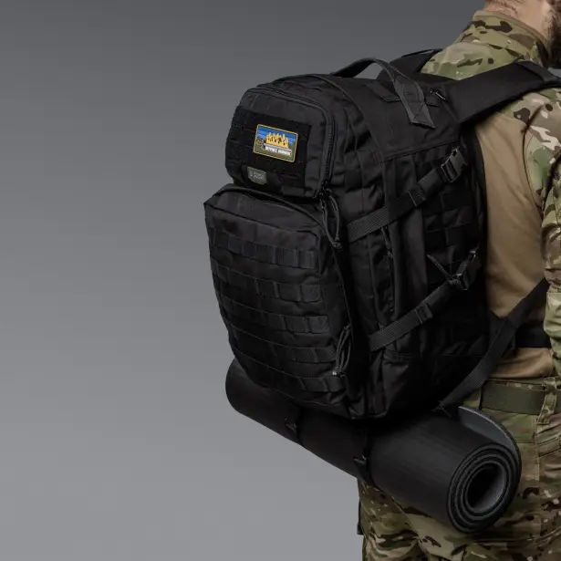 5 - Тактический рюкзак Scout на 40л. Cordura 1000D Черный