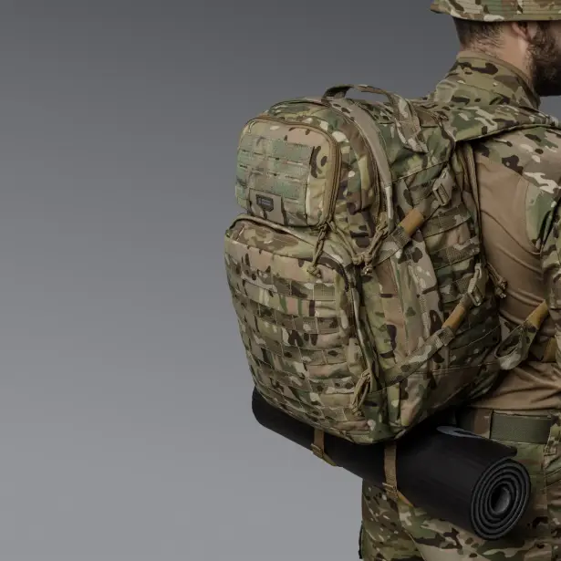 9 - Тактический рюкзак Scout на 40л. Cordura 1000D Мультикам