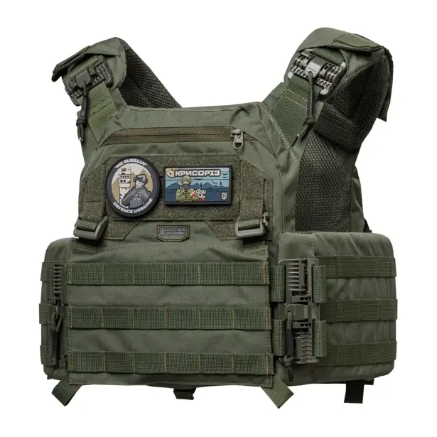 1 - Плитоноска SVAROG PRO з системою швидкого скидання. Molle. Колір Олива.