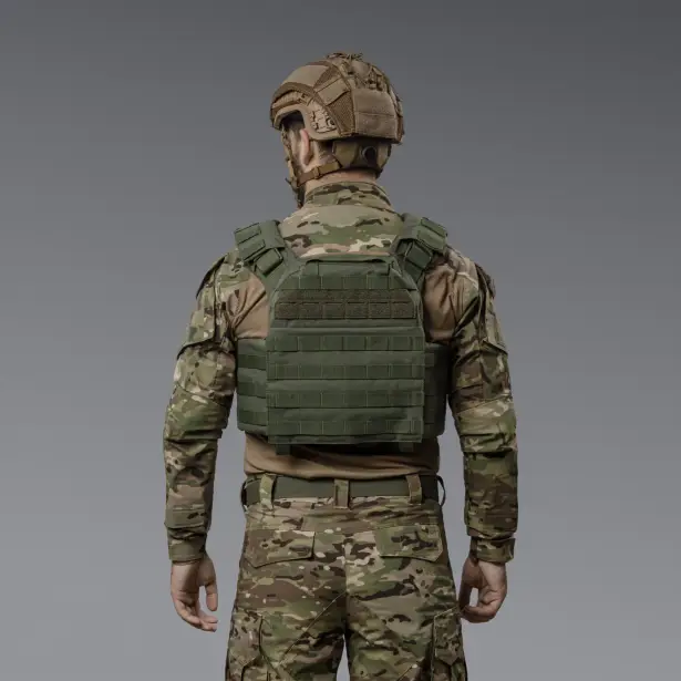 6 - Плитоноска SVAROG PRO з системою швидкого скидання. Molle. Колір Олива.