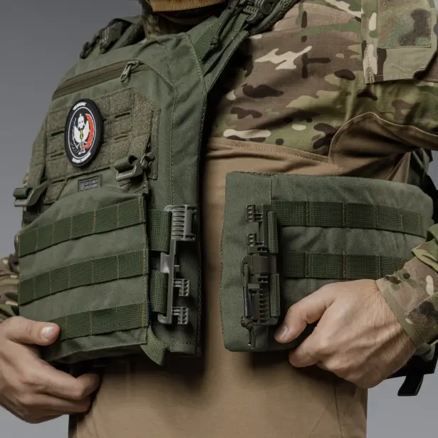 5 - Плитоноска SVAROG PRO з системою швидкого скидання. Molle. Колір Олива.