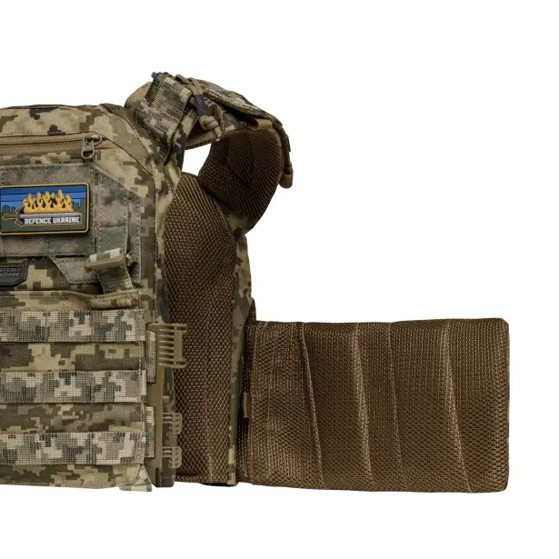12 - Плитоноска SVAROG PRO с системой быстрого сброса. Molle. Цвет Пиксель.