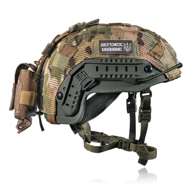 6 - Підсумок-противага для шолома (кріплення на тилову частину). Cordura 1000D. Мультикам
