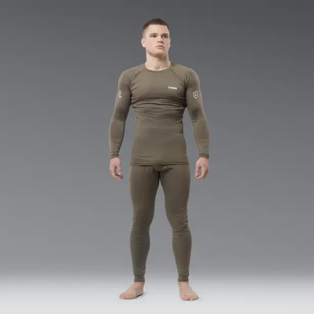 4 - Термобелье (верх) Frost Guard реглан LVL 1 (1 Уровень) Олива. Размер XL