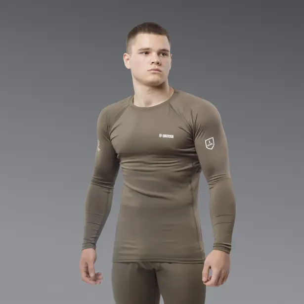 2 - Термобелье (верх) Frost Guard реглан LVL 1 (1 Уровень) Олива. Размер XXL