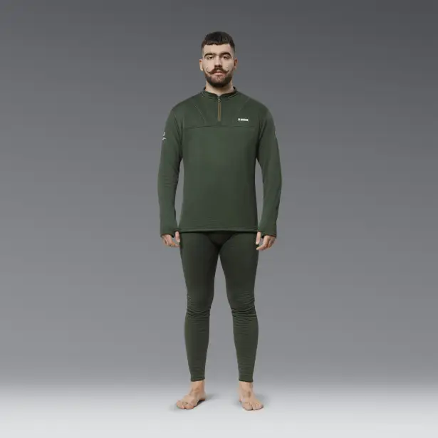 4 - Термобілизна (верх) Frost Guard реглан LVL 2 (2 Рівень) Олива. Розмір S
