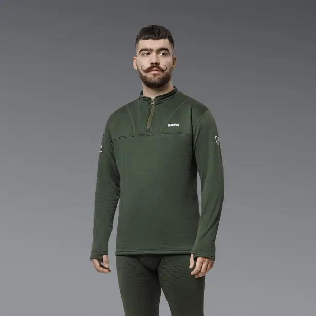 2 - Термобілизна (верх) Frost Guard реглан LVL 2 (2 Рівень) Олива. Розмір S