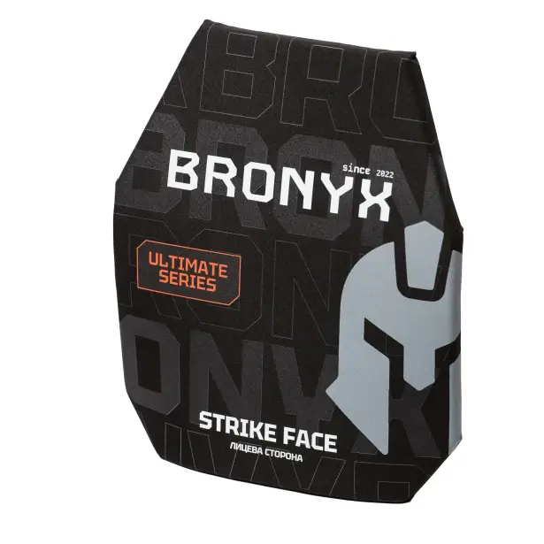 4 - Поліетиленові бронепластини Bronyx Ultimate 3 класу захисту. Рівень NIJ-III. Вага 0,9 кг. Розмір (М) 25×30 см.