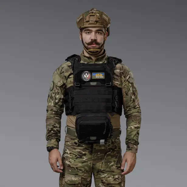 3 - Сумка-напашник збільшена PRO. Тактична сумка. Чорний