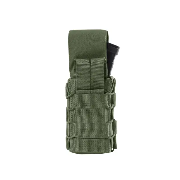 2 - Подвійний закритий підсумок під магазини AK\AR. Cordura 1000D. Molle. Олива