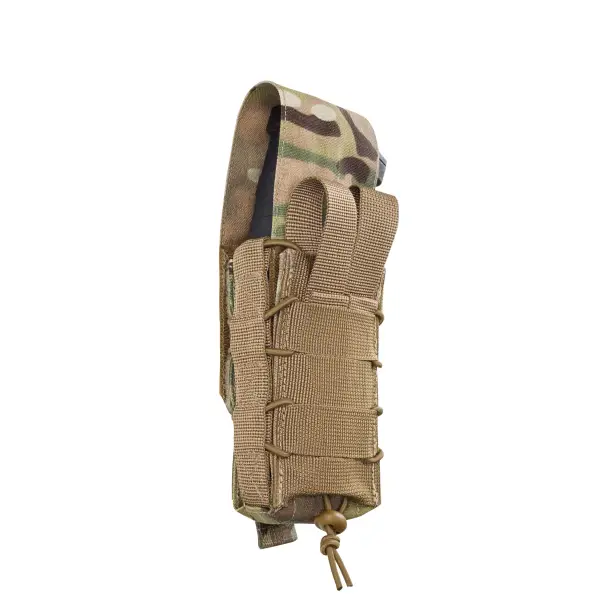 10 - Одинарний закритий підсумок під магазини AK\AR. Cordura 1000D. Molle. Мультикам