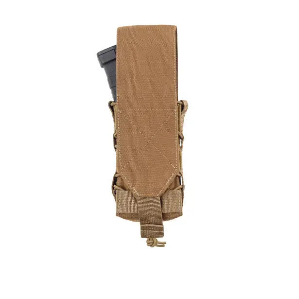 6 - Одинарний закритий підсумок під магазини AK\AR. Cordura 1000D. Molle. Койот