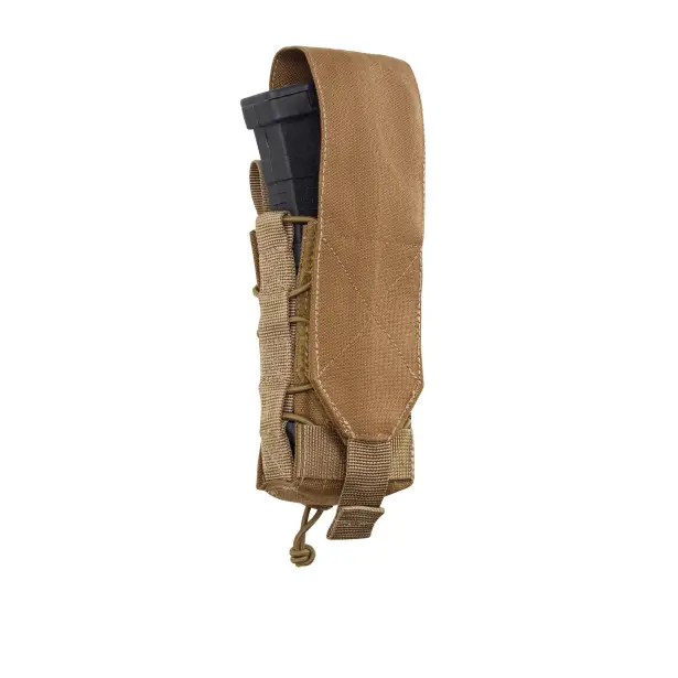 8 - Одинарний закритий підсумок під магазини AK\AR. Cordura 1000D. Molle. Койот