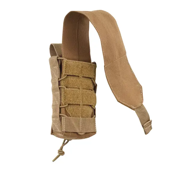 7 - Одинарний закритий підсумок під магазини AK\AR. Cordura 1000D. Molle. Койот