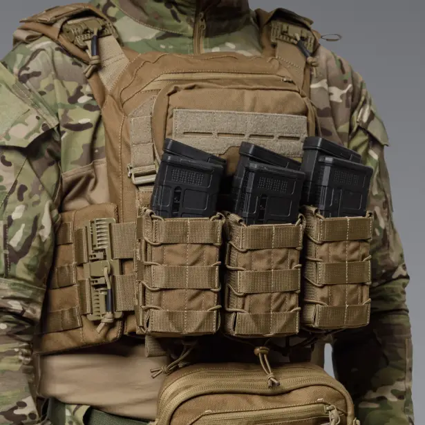 4 - Подвійний підсумок під магазини AK\AR. Cordura 1000D. Molle. Койот