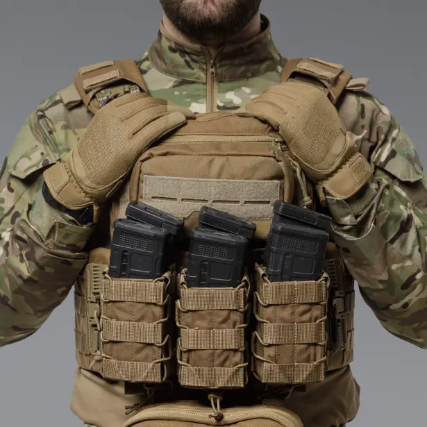 5 - Подвійний підсумок під магазини AK\AR. Cordura 1000D. Molle. Койот