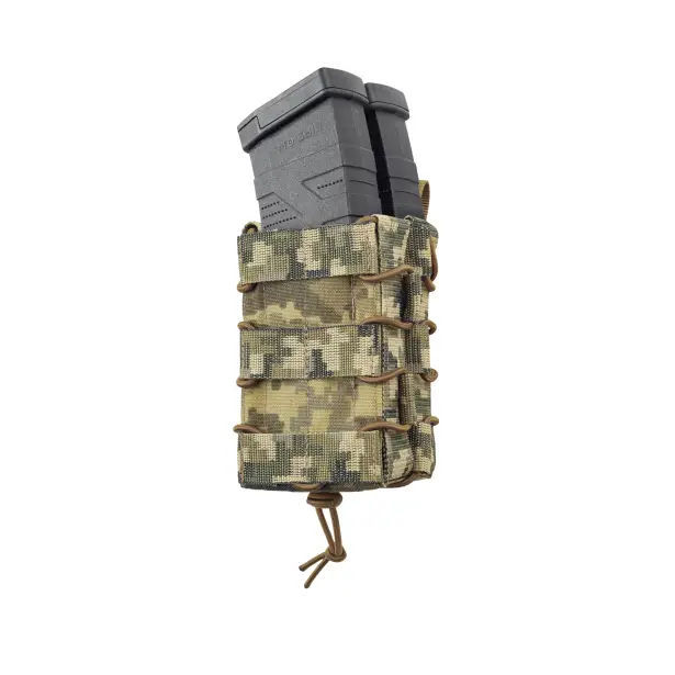 1 - Подвійний підсумок під магазини AK\AR. Cordura 1000D. Molle. Піксель