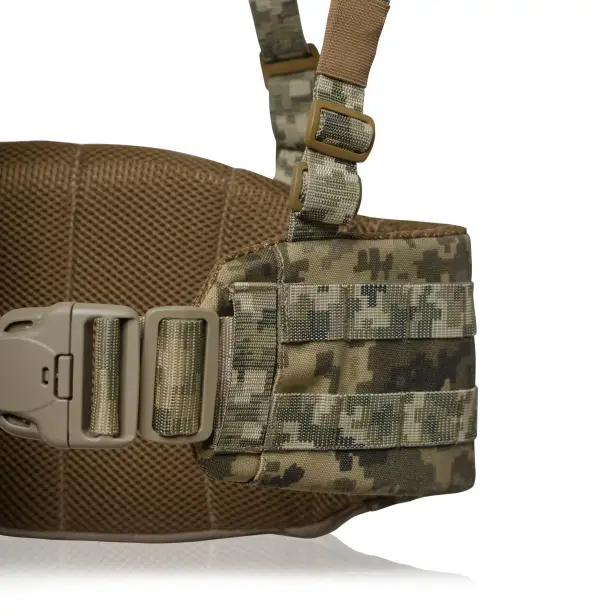 17 - Тактичний розвантажувальний пояс РПС 1 класу захисту, Cordura 1000D. Піксель. L/XL