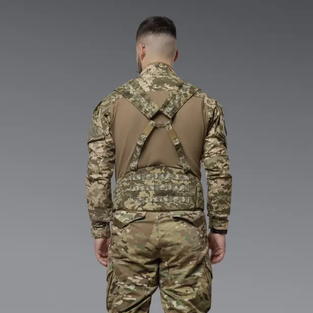 4 - Тактичний розвантажувальний пояс РПС 1 класу захисту, Cordura 1000D. Піксель. L/XL