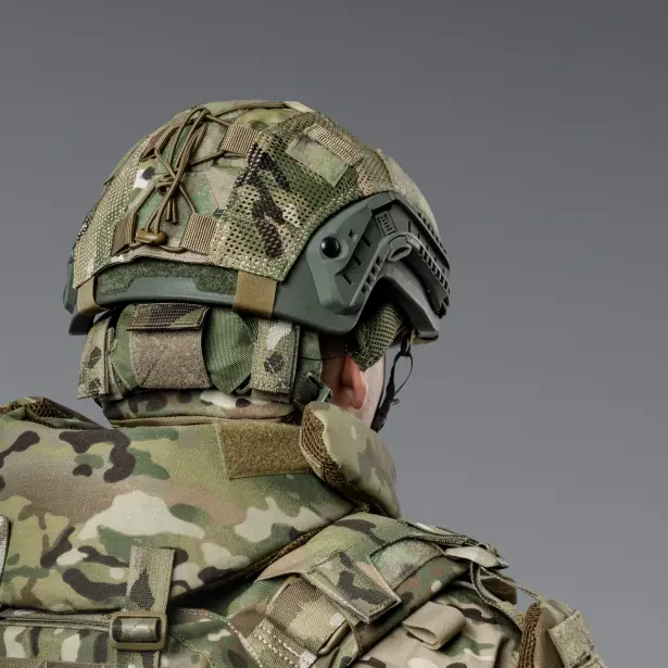 5 - Балістичний захист потилиці 2-го класу захисту. CORDURA 1000D. Мультикам