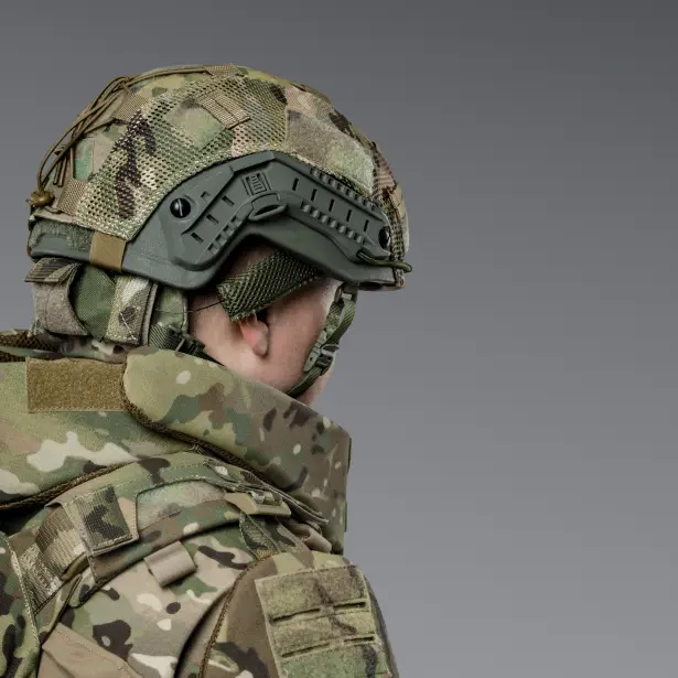 4 - Балістичний захист потилиці 2-го класу захисту. CORDURA 1000D. Мультикам