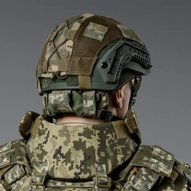 3 - Баллистическая защита затылка 2-го класса защиты. CORDURA 1000D. Пиксель