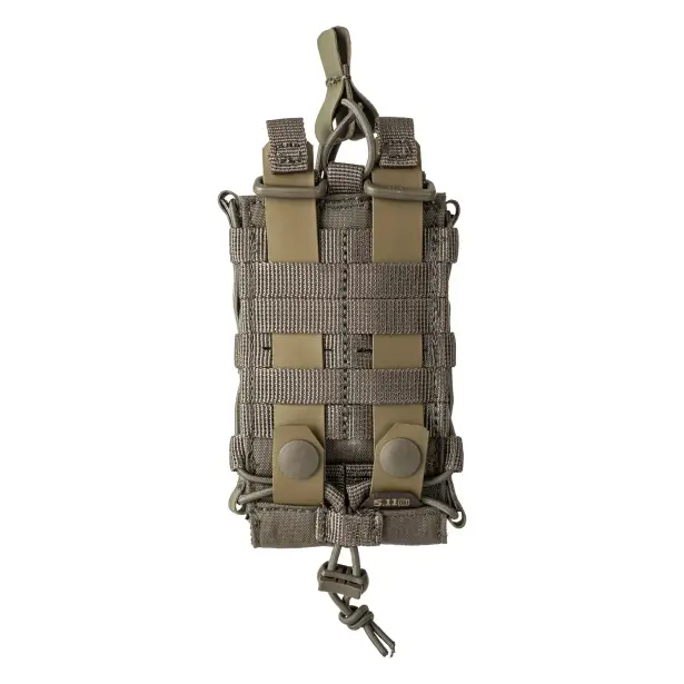 2 - Одинарный подсумок для магазина 5.11 Tactical Flex Multi-Caliber Cover. Олива