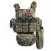 14 - Плитоноска SVAROG (Комплект 9 подсумков) с системой быстрого сброса. Molle. Цвет Мультикам.