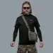 4 - Плечевая однолямочная сумка. Увеличенная. Cordura 1000D Олива