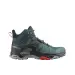 1 - Треккинговая обувь Salomon X Ultra 4 MID Gore-Tex (водонепроницаемые). Сине-зеленые. Размер 41  1/3