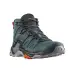 4 - Трекінгове взуття Salomon X Ultra 4 MID Gore-Tex (водонепроникні). Синьо-зелені. Розмір 42 2/3