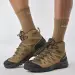 7 - Треккинговые ботинки Salomon X Ward Leather MID Gore-Tex. Койот. Размер 42