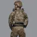 3 - Плитоноска TUR PRO Gen 2, (Комплект 7 подсумков) с системой быстрого сброса. Molle. Цвет Мультикам. Размер M.