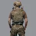 7 - Плитоноска TUR PRO Gen 2, (Комплект 7 подсумков) с системой быстрого сброса. Molle. Цвет Пиксель. Размер M.