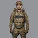 4 - Бронежилет 3-го класу (TUR PRO Gen 2). Вага 3.7 кг. (Комплект 4 підсумки). З системою швидкого скидання. Molle. Колір Мультикам. Розмір XL.