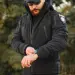 8 - Куртка тактична Softshell ХАНТЕР. Осінь-Весна Чорний. Розмір M (44-46)