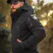 11 - Куртка тактична Softshell ХАНТЕР. Осінь-Весна Чорний. Розмір M (44-46)