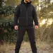 10 - Куртка тактична Softshell ХАНТЕР. Осінь-Весна Чорний. Розмір XL (52-54)