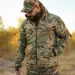 5 - Куртка тактическая Softshell ХАНТЕР. Осень-Весна Мультикам. Размер XL (52-54)