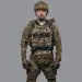 5 - Бронежилет 6-го класу (SVAROG). Вага 5.7 кг. (Комплект 9 підсумків). З системою швидкого скидання. Molle. Колір Мультикам.