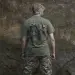 4 - Футболка Military Capybara. Бавовна/еластан. Олива. Розмір S