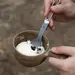 2 - Ложка титановая с мешочком Naturehike Titanium NH19C001-J. Серая