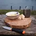 6 - Ложка титановая с мешочком Naturehike Titanium NH19C001-J. Серая