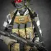 4 - Ремень RAGNAROK TYR carbine оружейный одно/двухточечный с дополнительным креплением. Черный