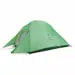 1 - Намет надлегкий тримісний  з футпринтом Naturehike Cloud Up 3 Updated NH18T030-T, 210T, зелений
