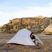 10 - Намет надлегкий двомісний з футпринтом Naturehike Cloud Up 2 Updated NH17T001-T, 20D, темно-синій