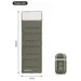4 - Спальник з капюшоном Naturehike LD350 CNK2300SD016, темно-зелений