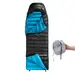 3 - Спальник з натуральним пухом Naturehike CW400 NH18C400-D, p-р L, чорно-блакитний